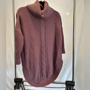 Express Cozy Mauve Turtleneck Sweater size small
